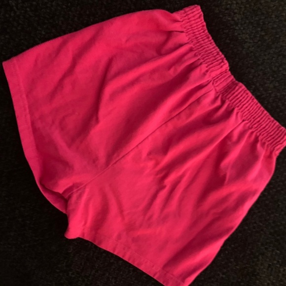 Soffe Fuisha Pink Elastic Waist Shorts - Picture 2 of 5